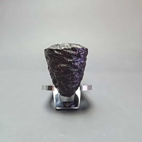 Petersons Dublin Cobble B10 Rusticated & Sandblasted Rhodesian w/ Silver Briar Pipe, New - Image 4