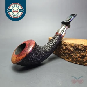 Stanwell 2002 Pipes & Tobaccos Magazine Pipe of the Year Partially Rusticated Horn Estate Briar Pipe, Danish Estates