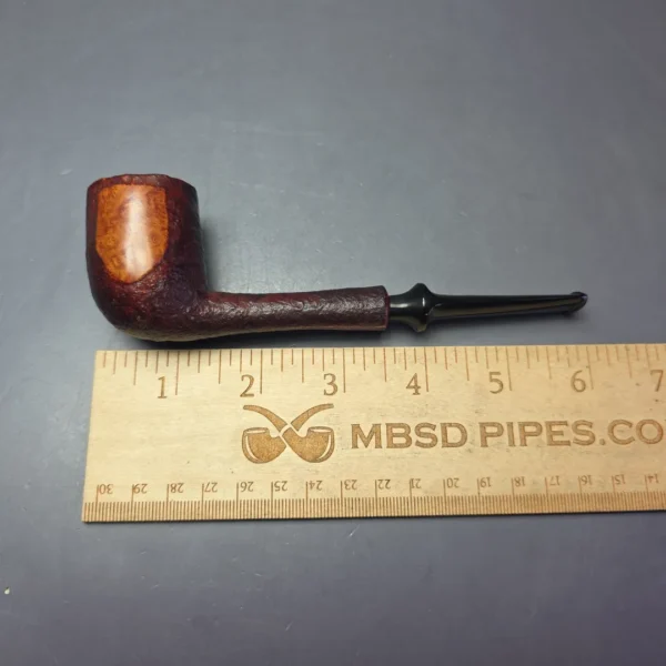 Hilson (Belgium era) Bolero 289 Partially Sandblasted Billiard Estate Briar Pipe, Other Estates - Image 9