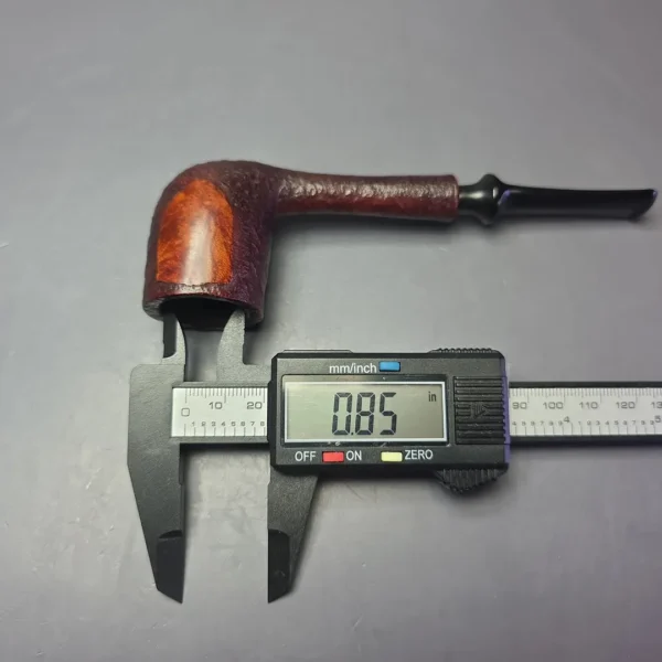 Hilson (Belgium era) Bolero 289 Partially Sandblasted Billiard Estate Briar Pipe, Other Estates - Image 10