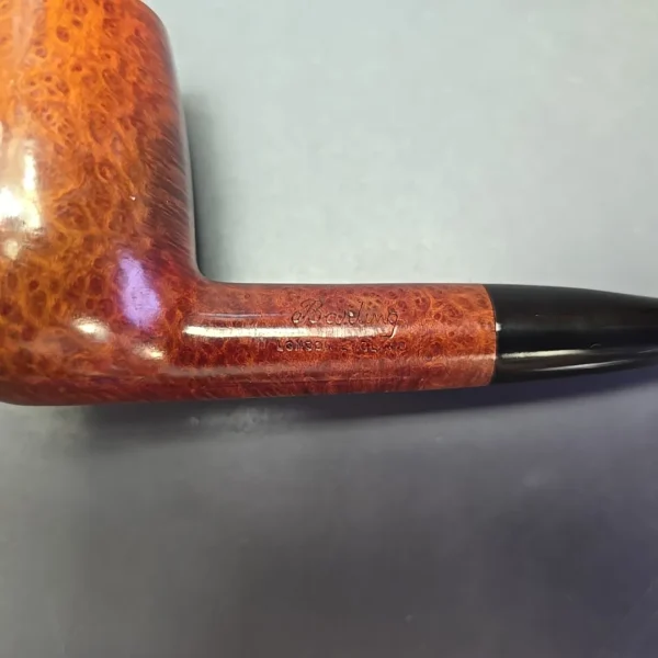 Barling King 6105 EXEXEL Smooth Billiard Estate Briar Pipe, English Estates - Image 10