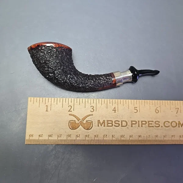Stanwell 2002 Pipes & Tobaccos Magazine Pipe of the Year Partially Rusticated Horn Estate Briar Pipe, Danish Estates - Image 11