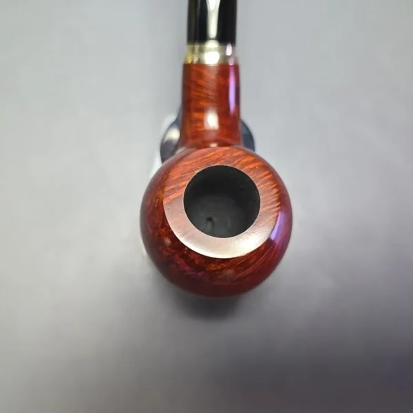 Vauen 3210 Smooth Apple w/ Brass Estate Briar Pipe, Unsmoked, 9mm - Image 6