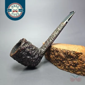 Castello (1950s-60s) Sea Rock Briar SC 32 Rusticated Canadian Estate Briar Pipe, Italian Estates