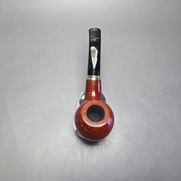 Vauen 3210 Smooth Apple w/ Brass Estate Briar Pipe, Unsmoked, 9mm - Image 8