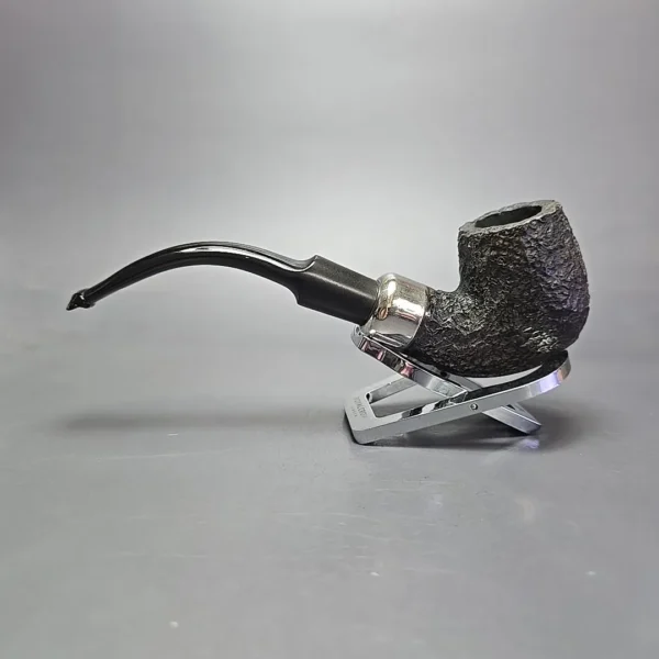 Peterson System Standard 307 Rusticated Bent Billiard Estate Briar Pipe, Irish Estates - Image 4