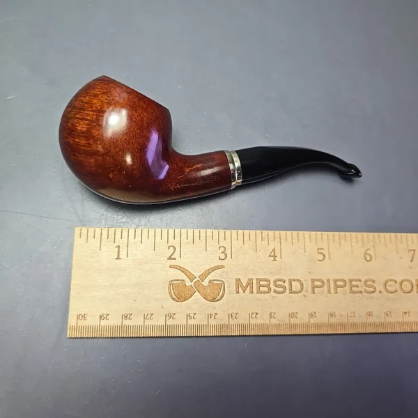 Vauen 3210 Smooth Apple w/ Brass Estate Briar Pipe, Unsmoked, 9mm - Image 12