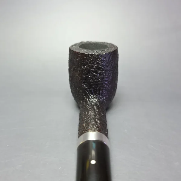 Dunhill 1997 Shell Briar 5103 Sandblasted Billiard w/ Silver Estate Briar Pipe, Unsmoked - Image 8