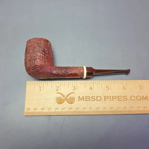 Jody Davis 2015 Friar A Sandblasted Billiard w/ Mammoth Estate Briar Pipe, American Estates - Image 10