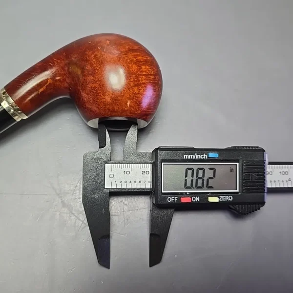 Vauen 3210 Smooth Apple w/ Brass Estate Briar Pipe, Unsmoked, 9mm - Image 13