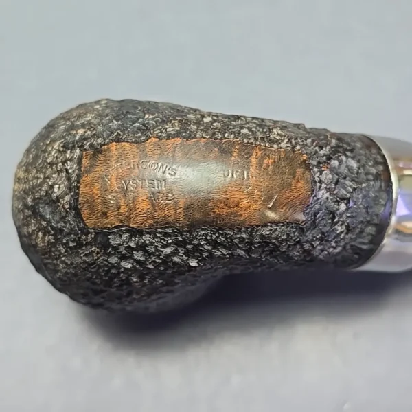 Peterson System Standard 307 Rusticated Bent Billiard Estate Briar Pipe, Irish Estates - Image 10