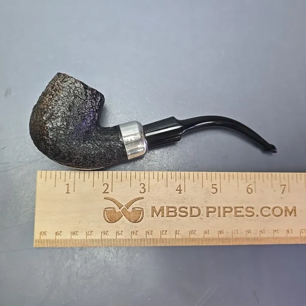 Peterson System Standard 307 Rusticated Bent Billiard Estate Briar Pipe, Irish Estates - Image 11