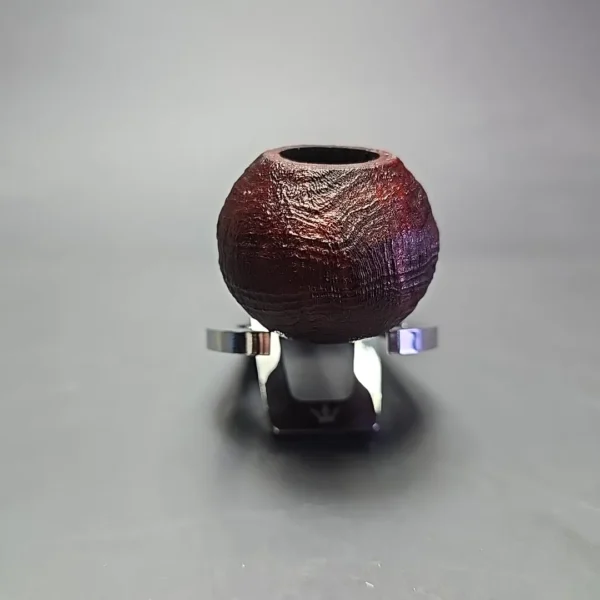 Sean Reum Sandblasted Danish Apple Estate Briar Pipe, Unsmoked - Image 3