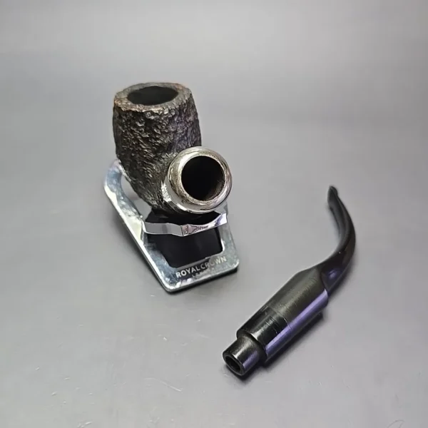 Peterson System Standard 307 Rusticated Bent Billiard Estate Briar Pipe, Irish Estates - Image 13