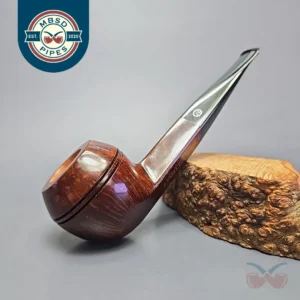 James Upshall A Grade Group 6 Smooth Bulldog Estate Briar Pipe, Unsmoked