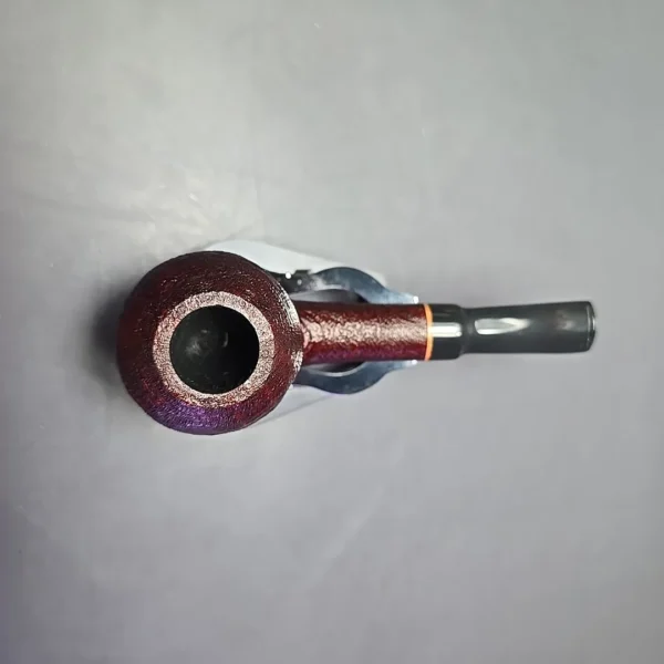 Sean Reum Sandblasted Danish Apple Estate Briar Pipe, Unsmoked - Image 8