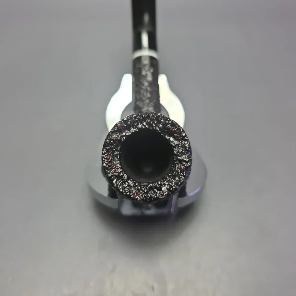Castello (c.1960s-80s) Sea Rock 2K Rusticated Billiard Estate Briar Pipe, Unsmoked - Image 7