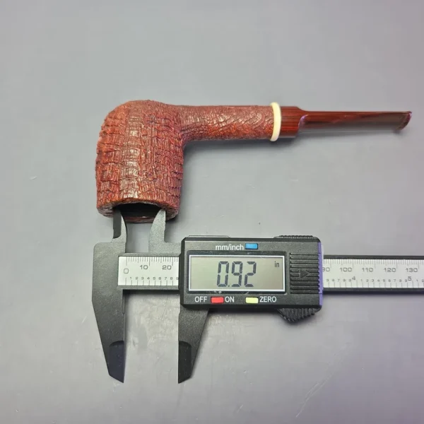 Jody Davis 2015 Friar A Sandblasted Billiard w/ Mammoth Estate Briar Pipe, American Estates - Image 11