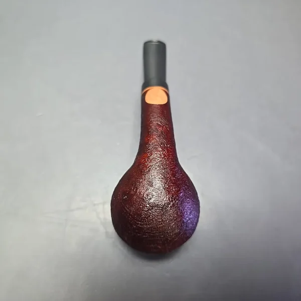 Sean Reum Sandblasted Danish Apple Estate Briar Pipe, Unsmoked - Image 9
