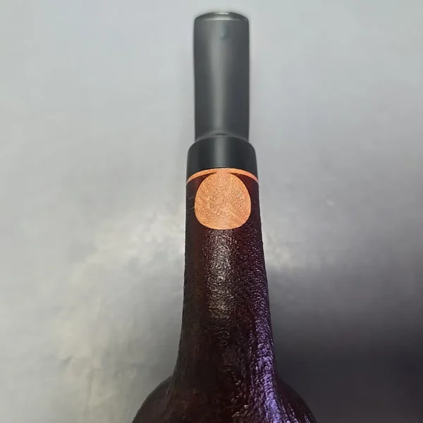 Sean Reum Sandblasted Danish Apple Estate Briar Pipe, Unsmoked - Image 10
