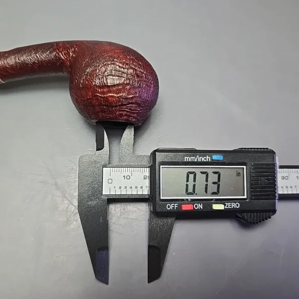 Sean Reum Sandblasted Danish Apple Estate Briar Pipe, Unsmoked - Image 12
