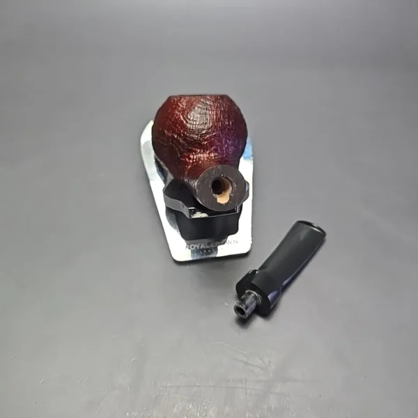 Sean Reum Sandblasted Danish Apple Estate Briar Pipe, Unsmoked - Image 13