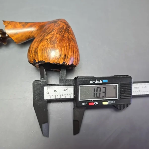 Bjarne Hand Carved Smooth Freehand Acorn Estate Briar Pipe, Danish Estates - Image 12