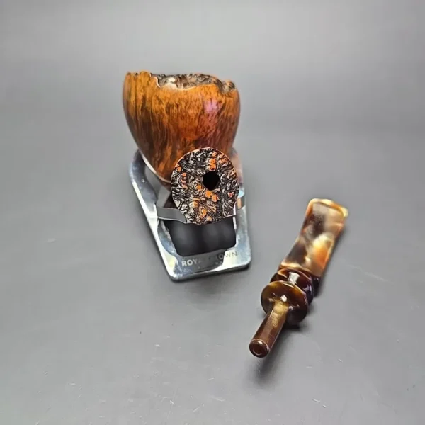 Bjarne Hand Carved Smooth Freehand Acorn Estate Briar Pipe, Danish Estates - Image 13