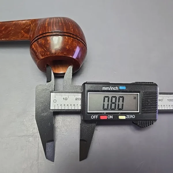 James Upshall A Grade Group 6 Smooth Bulldog Estate Briar Pipe, Unsmoked - Image 13