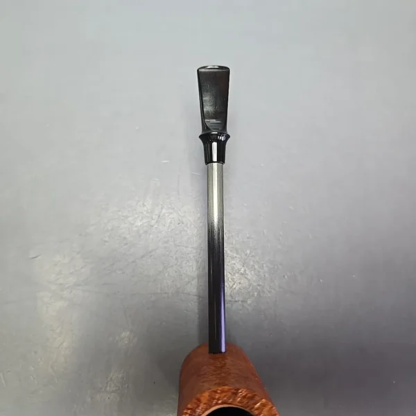 Eltang Basic Sandblasted Natural Poker Estate Briar Pipe, Unsmoked - Image 7