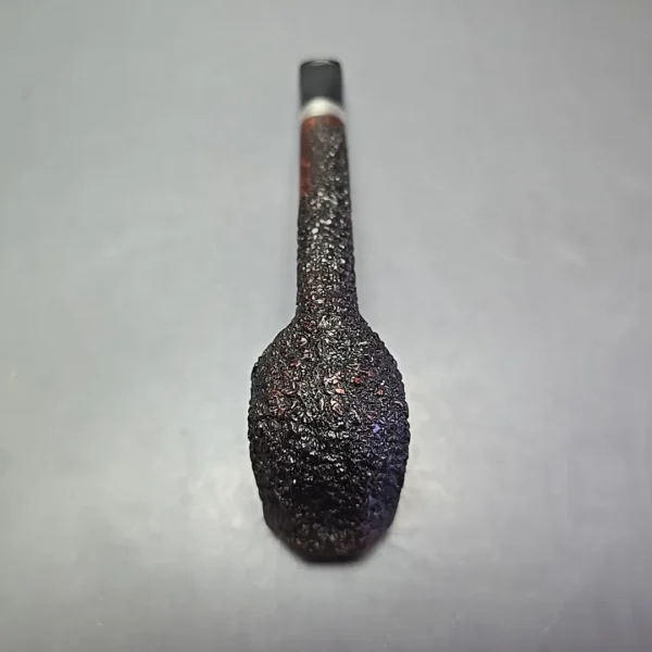 Thomas Cristiano Signature XL Partially Rusticated Paneled Canadian w/ Silver Estate Briar Pipe, Italian Estates - Image 9