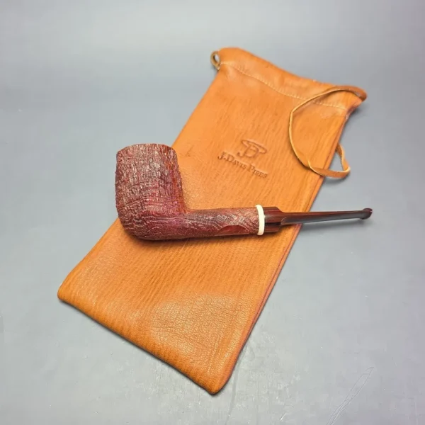 Jody Davis 2015 Friar A Sandblasted Billiard w/ Mammoth Estate Briar Pipe, American Estates - Image 13