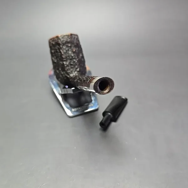 Thomas Cristiano Signature XL Partially Rusticated Paneled Canadian w/ Silver Estate Briar Pipe, Italian Estates - Image 13