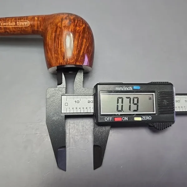 James Upshall A Grade Group 5 Smooth Apple Estate Briar Pipe, Unsmoked - Image 13