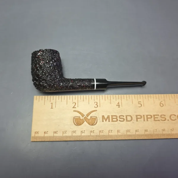 Castello (c.1960s-80s) Sea Rock 2K Rusticated Billiard Estate Briar Pipe, Unsmoked - Image 10