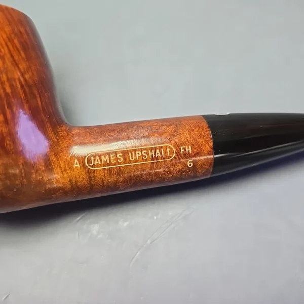 James Upshall A Grade Group 6 Smooth Apple Estate Briar Pipe, Unsmoked - Image 10