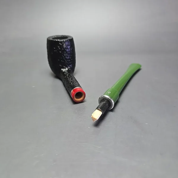 Savinelli 2025 Saint Nicholas Bing's Favorite Rusticated Billiard Estate Briar Pipe, Unsmoked, 6mm - Image 12