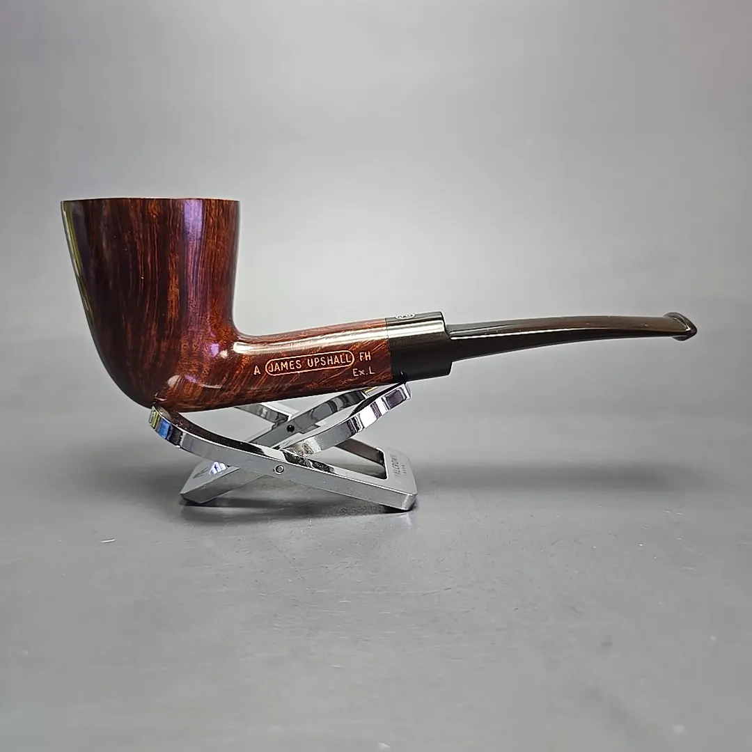 James Upshall A Grade EXL Smooth Dublin Estate Briar Pipe, Unsmoked - Image 2