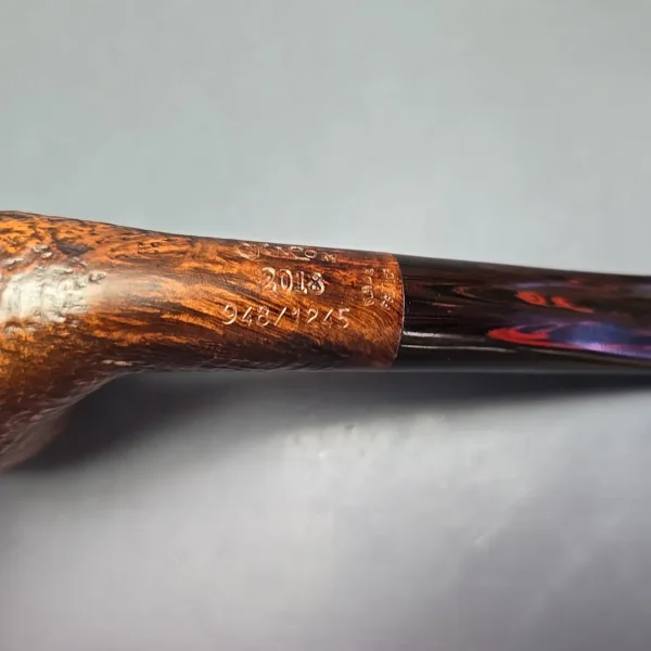 Chacom 2018 Pipe of the Year Sandblasted Cutty Estate Briar Pipe, Unsmoked - Image 11