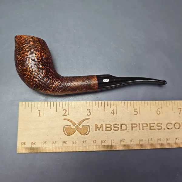 Chacom 2018 Pipe of the Year Sandblasted Cutty Estate Briar Pipe, Unsmoked - Image 12