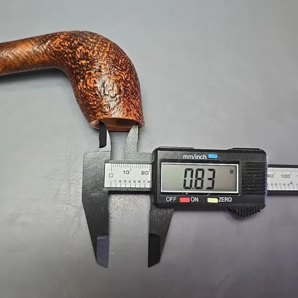 Chacom 2018 Pipe of the Year Sandblasted Cutty Estate Briar Pipe, Unsmoked - Image 13