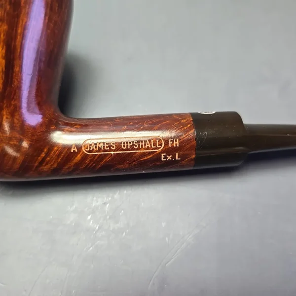 James Upshall A Grade EXL Smooth Dublin Estate Briar Pipe, Unsmoked - Image 10