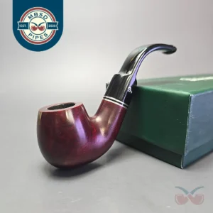 Peterson Killarney Red 230 Smooth Bent Billiard Briar Pipe, New
