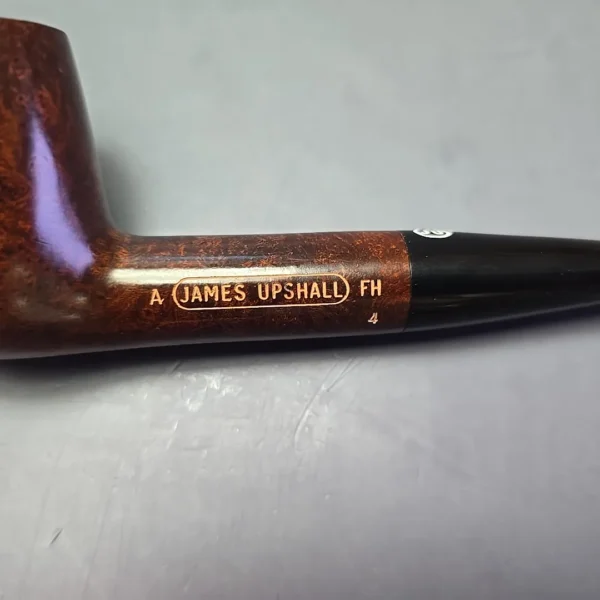 James Upshall A Grade Group 4 Smooth Billiard Estate Briar Pipe, Unsmoked - Image 10