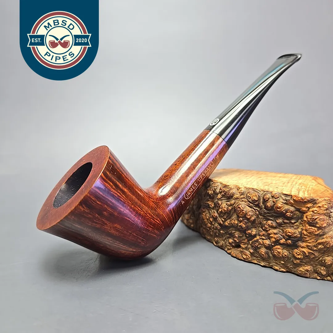 James Upshall A Grade Group 6 Smooth Zulu Estate Briar Pipe, Unsmoked