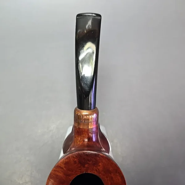 4th Generation (by Ascorti) Forza Fiano 1957 Smooth Pot Estate Briar Pipe, Unsmoked - Image 7
