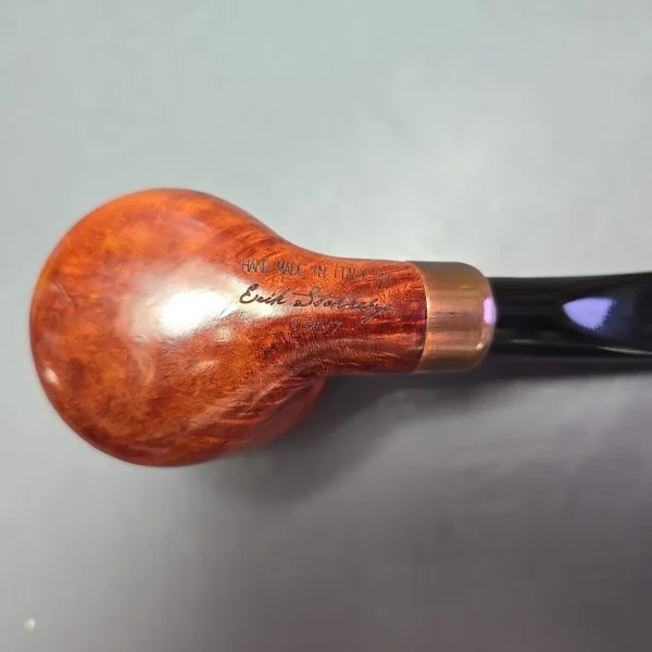 4th Generation (by Ascorti) Forza Fiano 1957 Smooth Pot Estate Briar Pipe, Unsmoked - Image 10