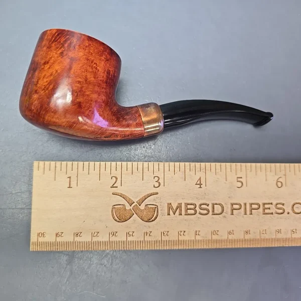 4th Generation (by Ascorti) Forza Fiano 1957 Smooth Pot Estate Briar Pipe, Unsmoked - Image 11