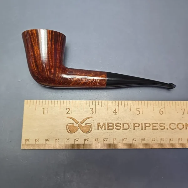 James Upshall A Grade Group 6 Smooth Zulu Estate Briar Pipe, Unsmoked - Image 12