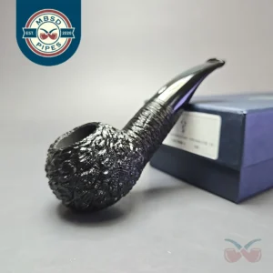 Savinelli 150th Anniversary Capri Root Briar 320 KS Rusticated Author Briar Pipe, New
